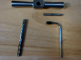 Disassembled Tap Wrench